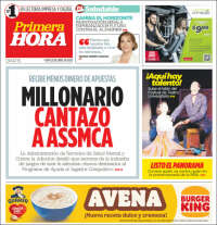 Portada de Primera Hora (Puerto Rico)