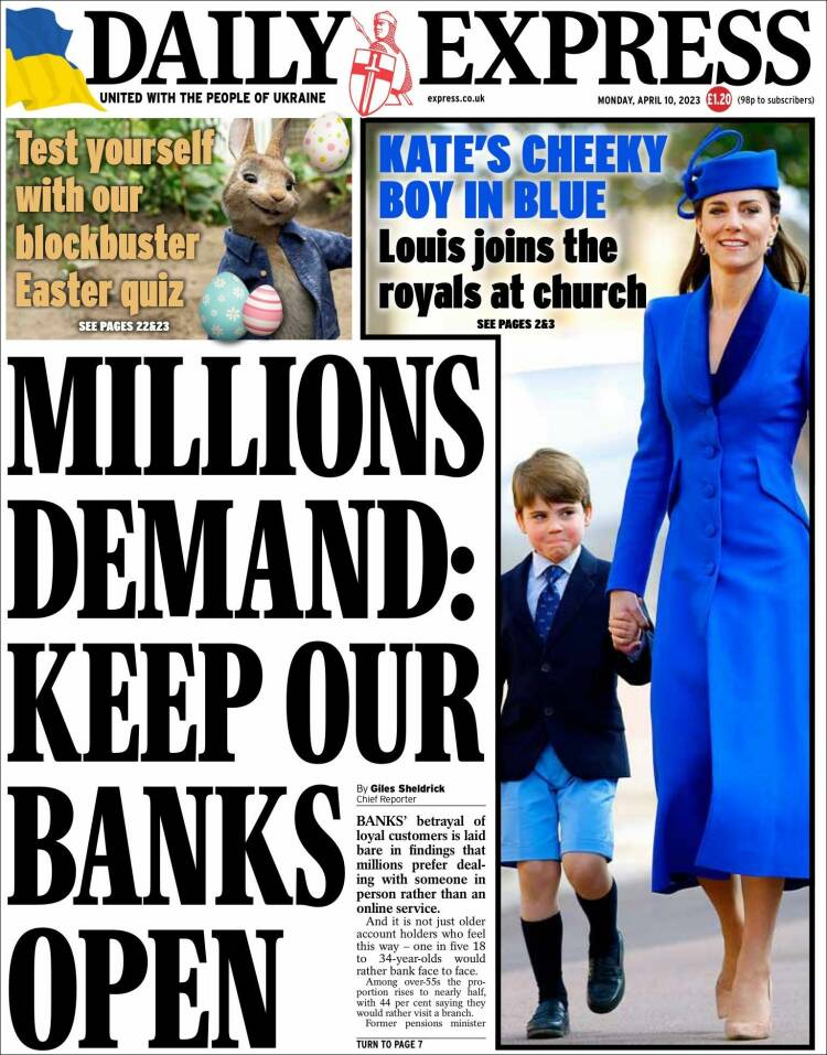 Portada de Daily Express (United Kingdom)