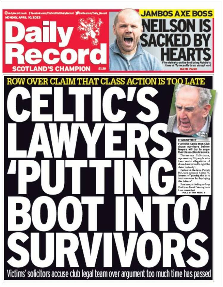 Portada de Daily Record (United Kingdom)