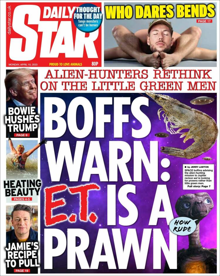 Portada de Daily Star (United Kingdom)