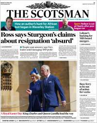 Portada de The Scotsman (United Kingdom)