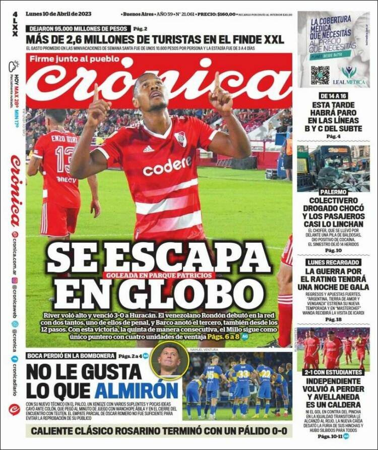 Portada de La Voz del Chaco (Argentina)