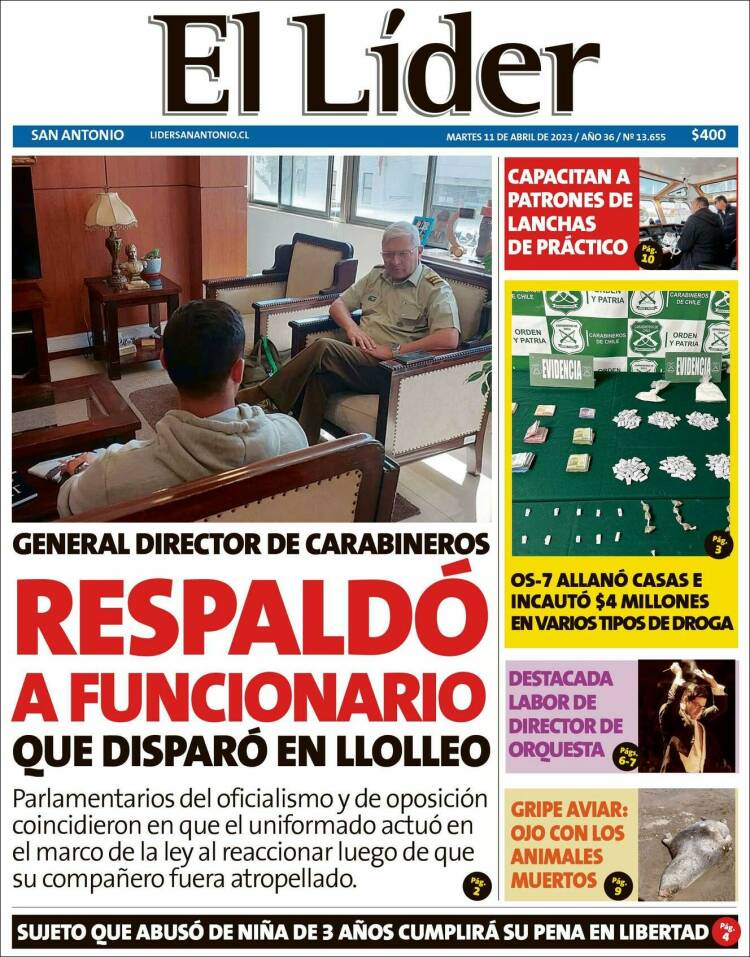 Portada de Lider de San Antonio (Chile)