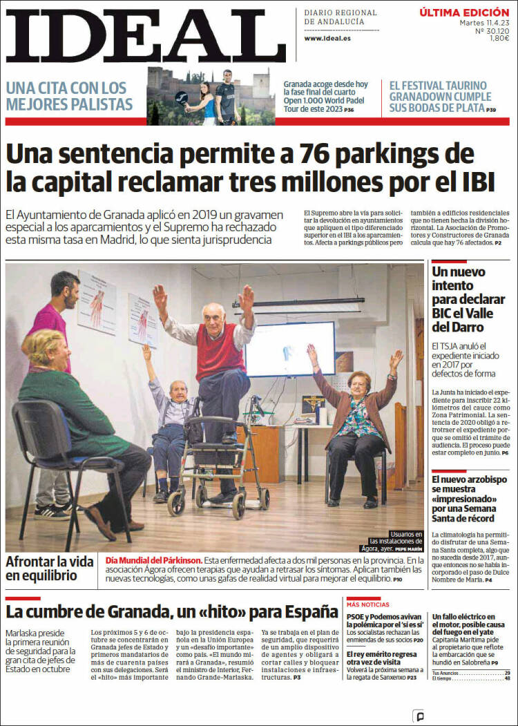 Portada de Ideal (España)