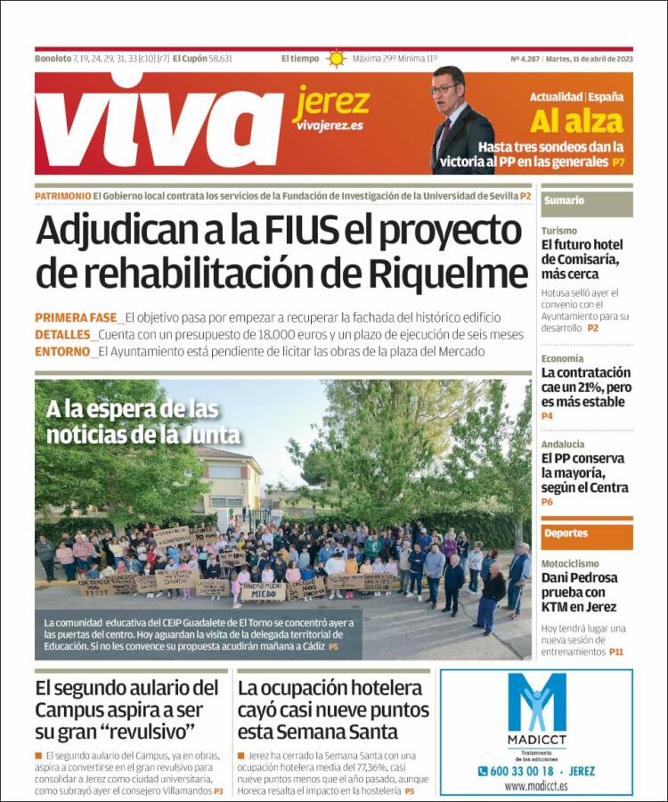 Portada de Información - Jerez (España)
