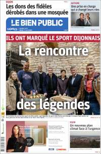 Portada de Le Bien Public (Francia)