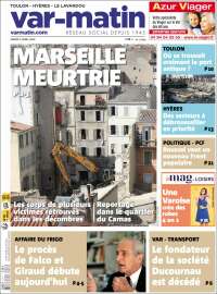 Portada de Var-Matin (Francia)