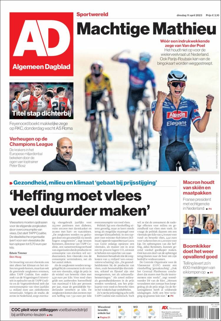 Portada de AD (Pa&iacute;ses Bajos)