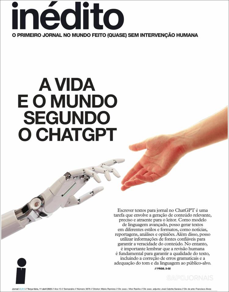 Portada de I - informação (Portugal)