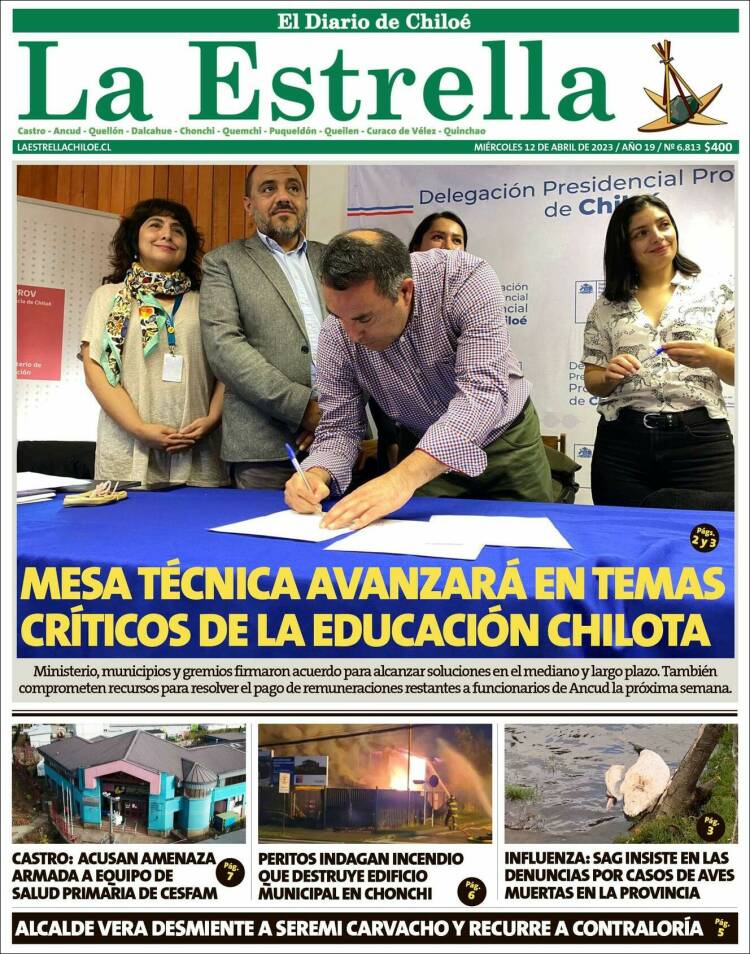 Portada de Estrella de Chiloé (Chile)