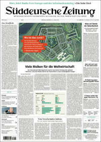 Portada de Sueddeutsche (Alemania)