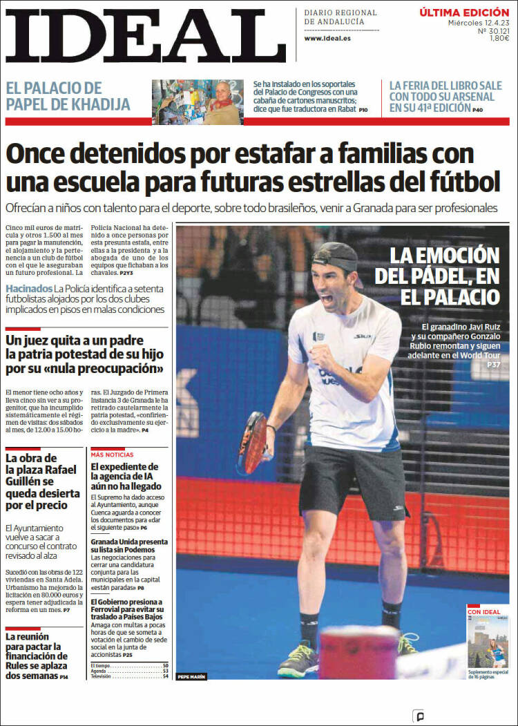 Portada de Ideal (España)