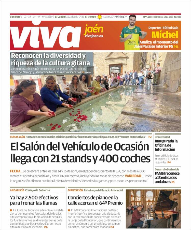 Portada de Viva Jaén (España)