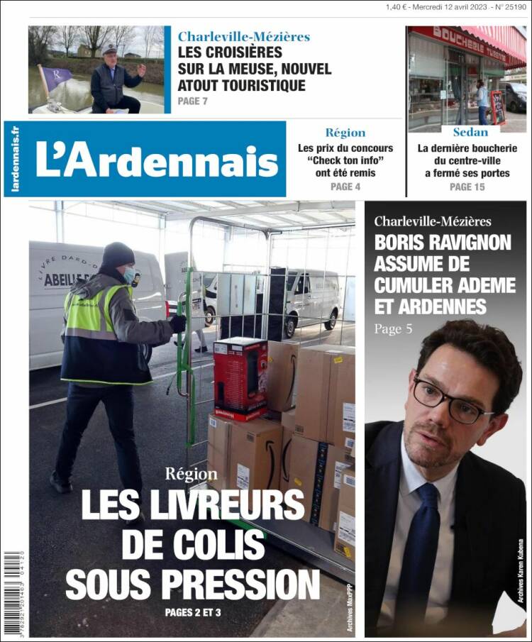 Portada de L'Ardenais (Francia)