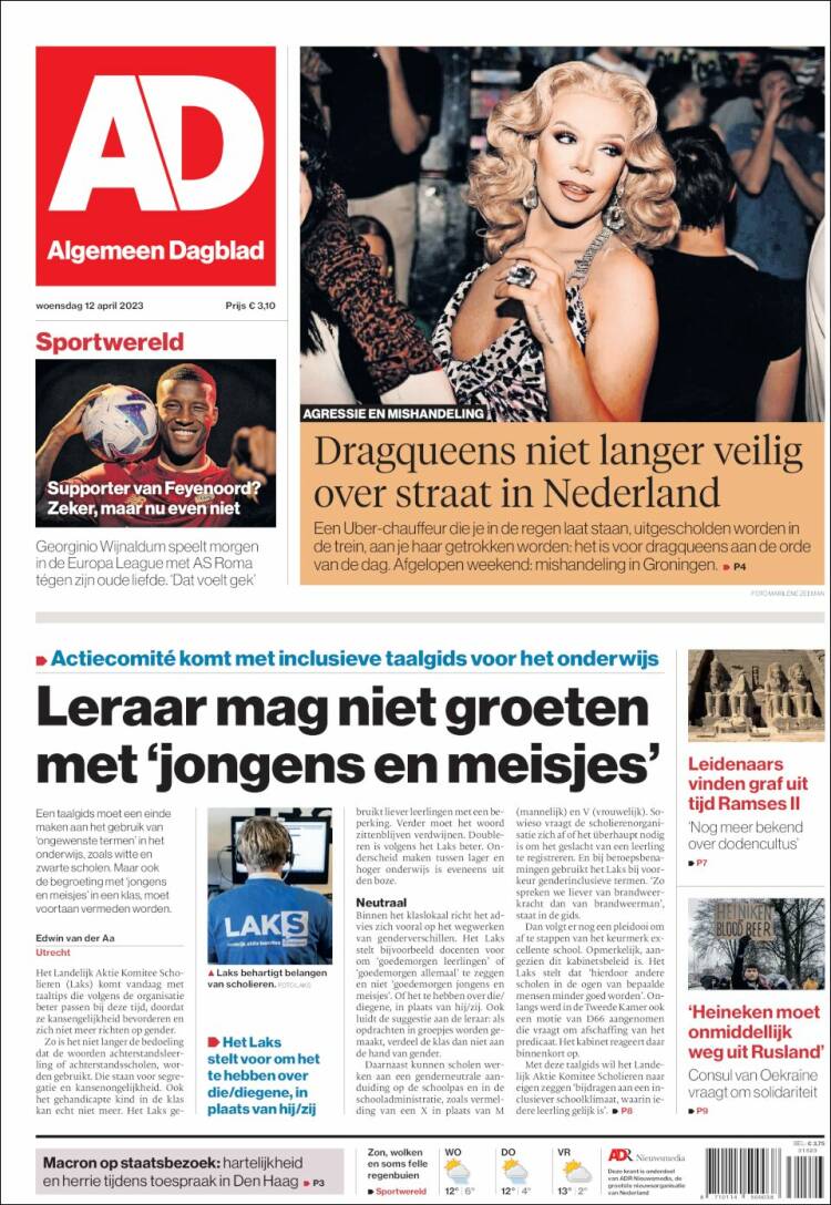 Portada de AD (Pa&iacute;ses Bajos)