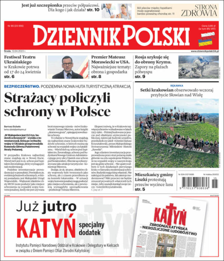 Portada de Dziennik (Polonia)