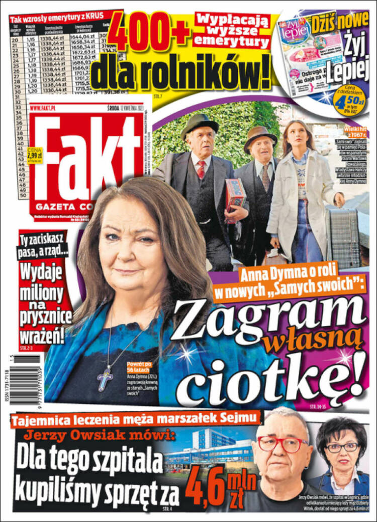 Portada de Fakt (Polonia)