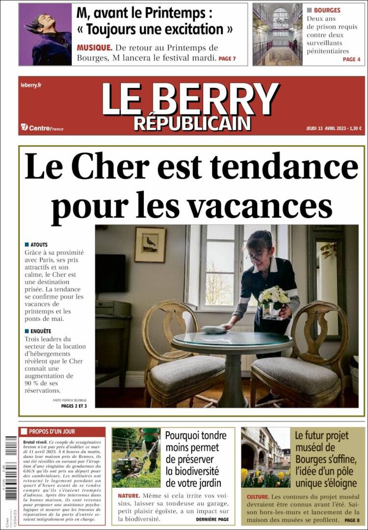 Portada de Berry Republicain (France)