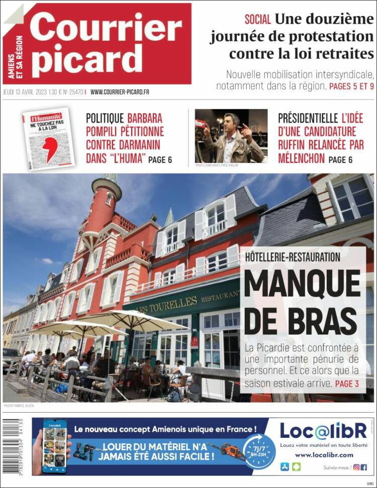 Portada de Courrier Picard (France)