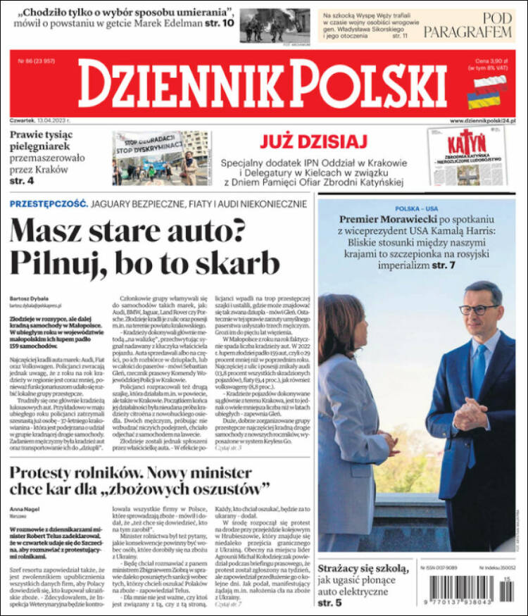 Portada de Dziennik (Polonia)