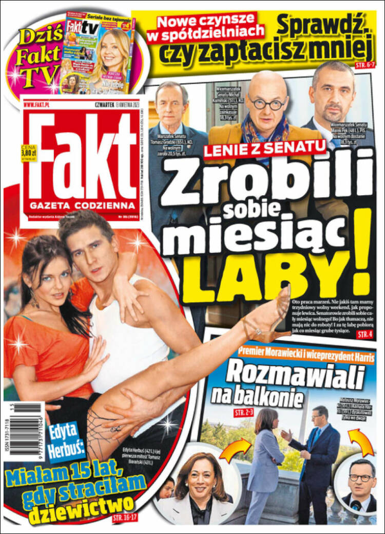 Portada de Fakt (Polonia)