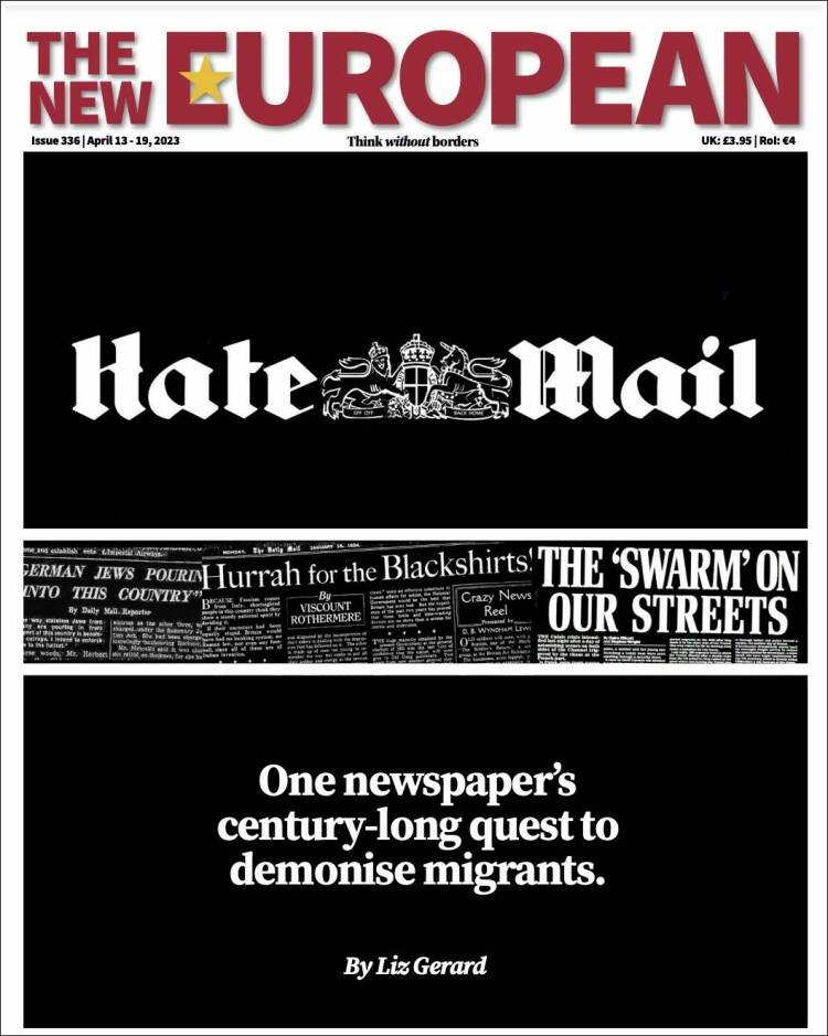 Portada de The New European (Reino Unido)