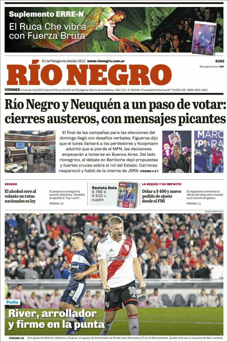 Portada de Rio Negro (Argentina)