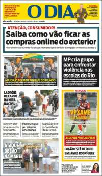 Portada de O Dia (Brasil)