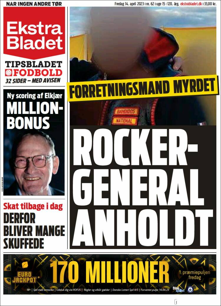 Portada de Ekstra Bladet (Denmark)