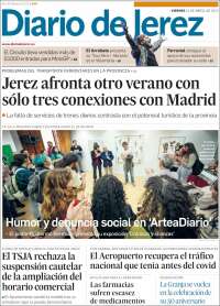 Portada de Diario de Jerez (Espagne)