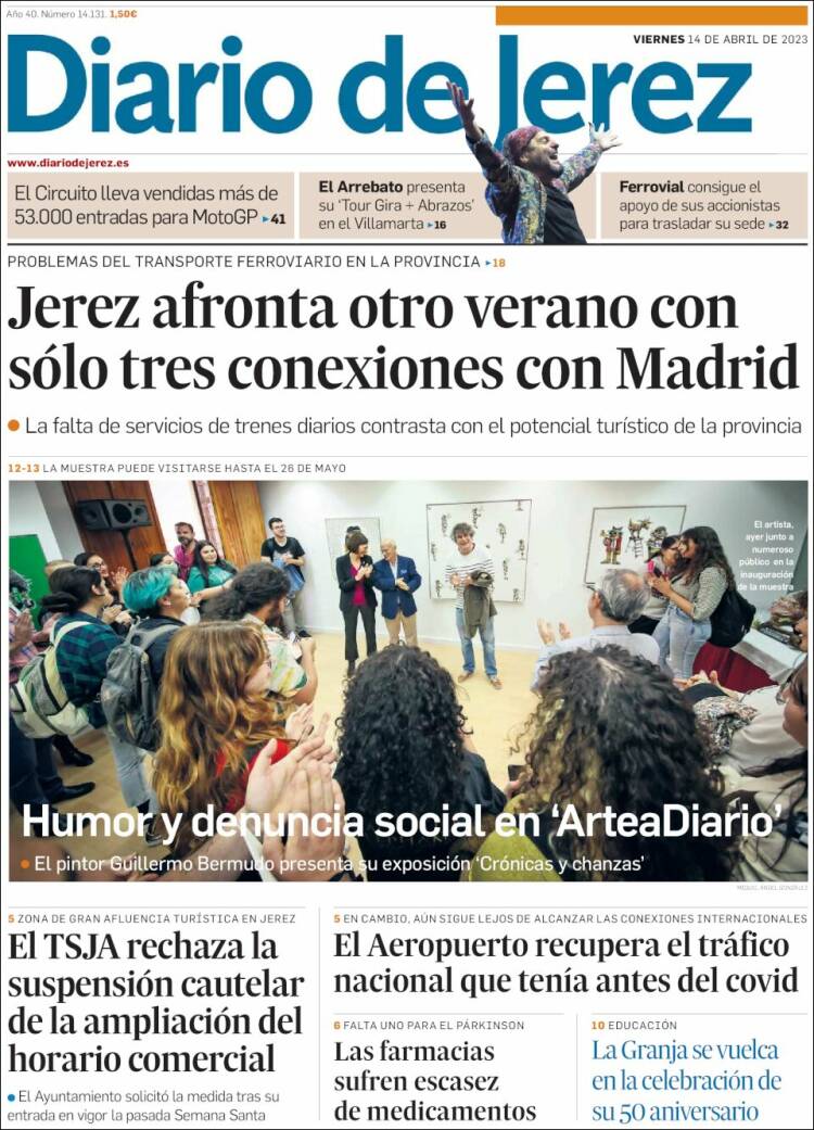 Portada de Diario de Jerez (Espagne)