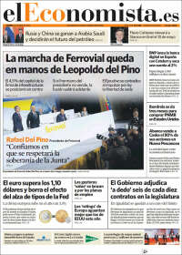 Portada de El Economista (Espa&ntilde;a)