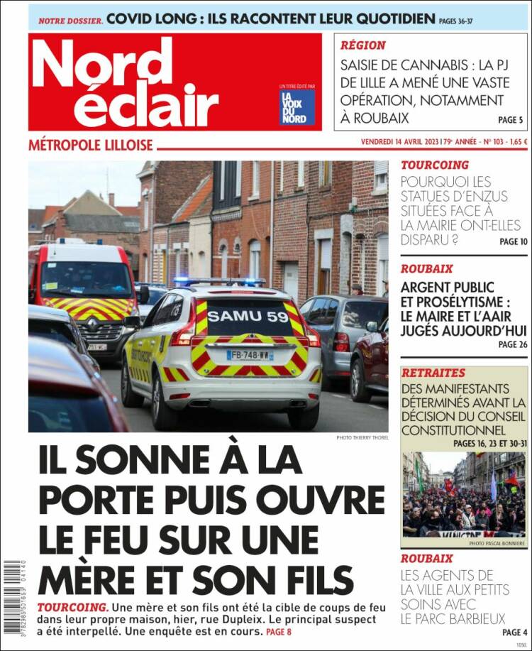 Portada de Nord Éclair (Francia)