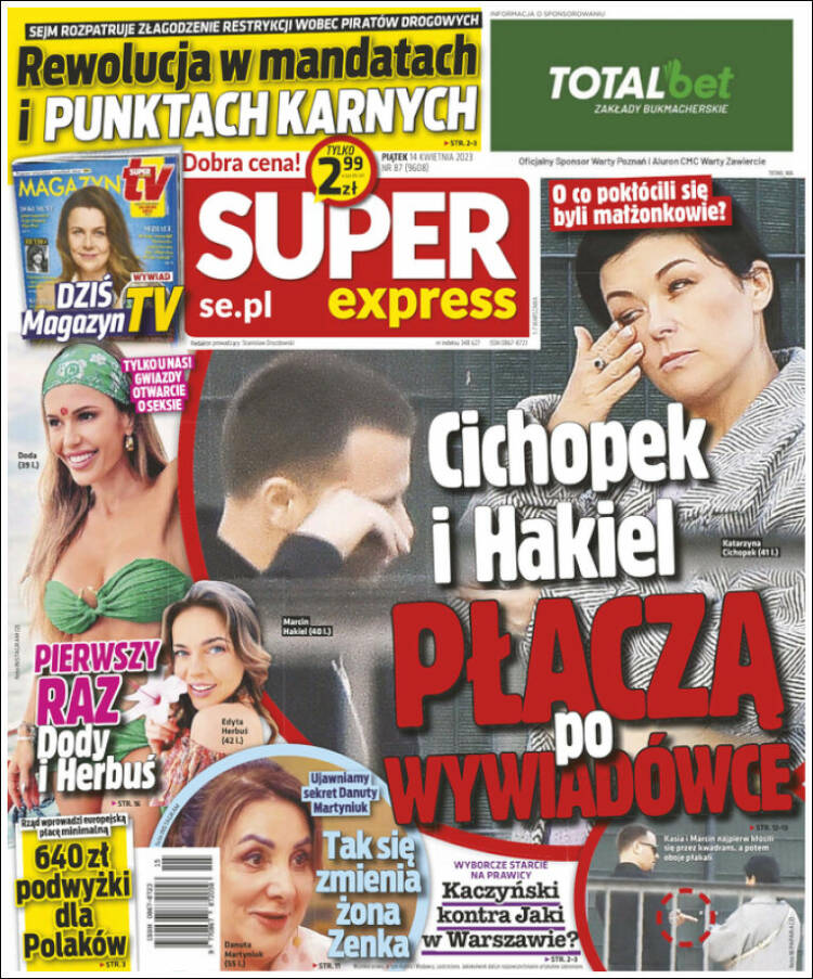 Portada de Super Express (Polonia)