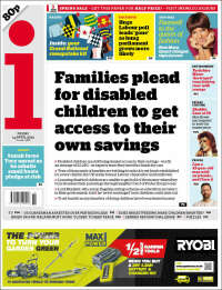 Portada de The i (Reino Unido)