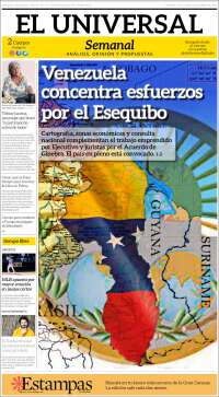 Portada de Universal (Venezuela)