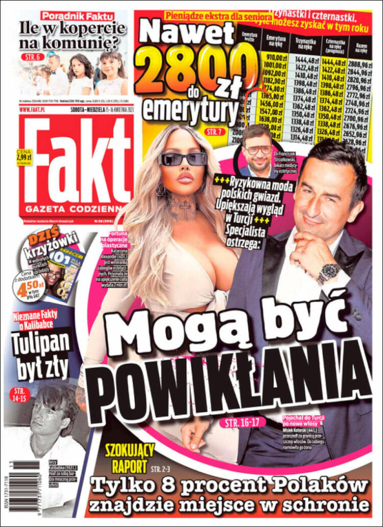 Portada de Fakt (Polonia)