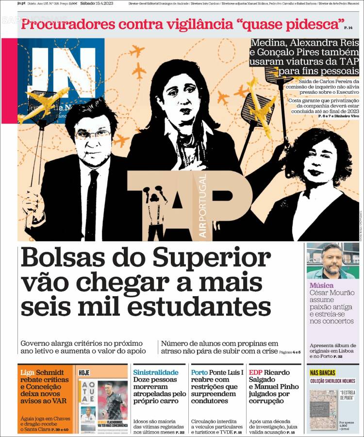Portada de Jornal de Notícias (Portugal)