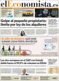 Portada de El Economista (España)
