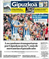 Portada de Noticias de Gipuzkoa (España)