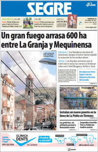 Portada de Segre  (España)