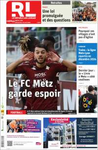 Portada de Le Republicain Lorrain (Francia)