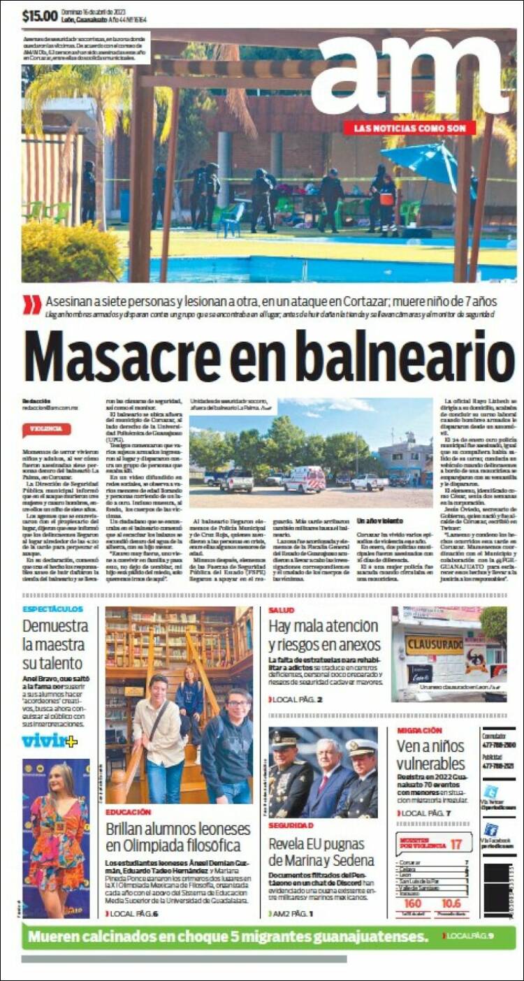 Portada de Al Día A.M. (México)