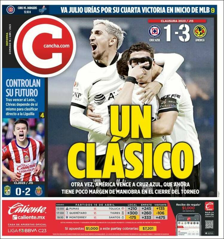 Portada de Cancha (México)