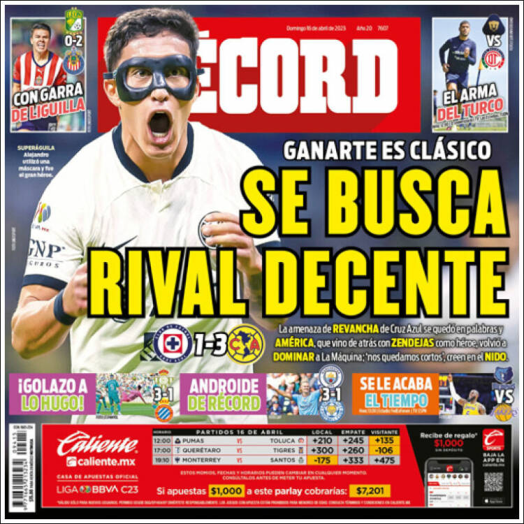 Portada de Record (México)