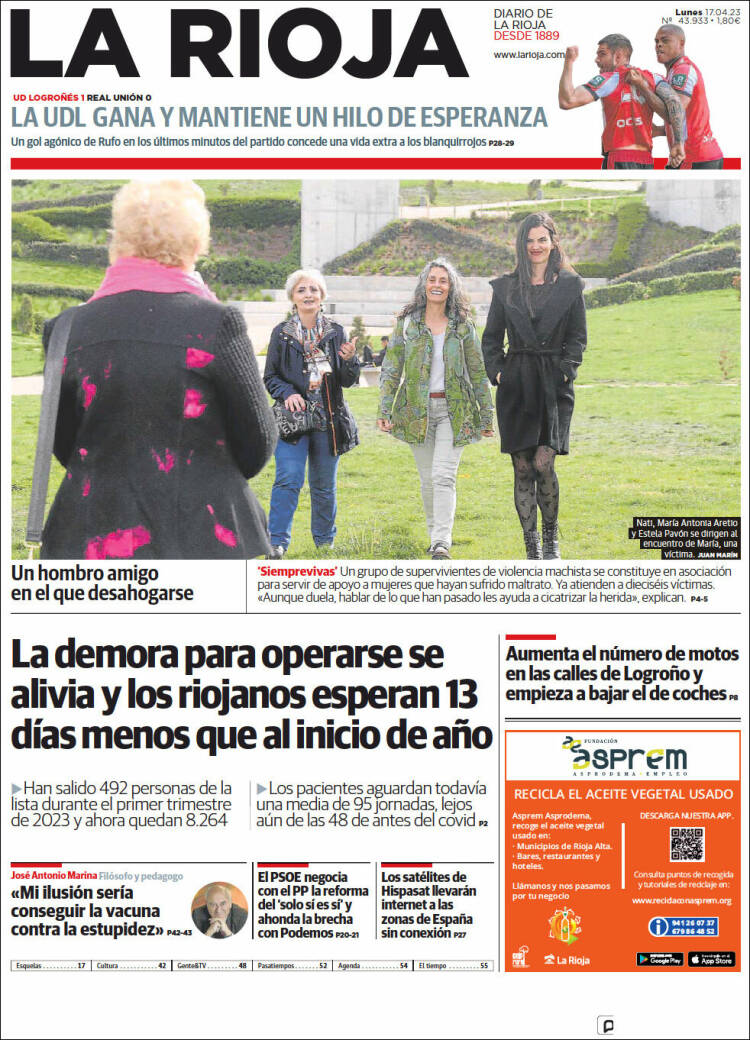 Portada de La Rioja (España)