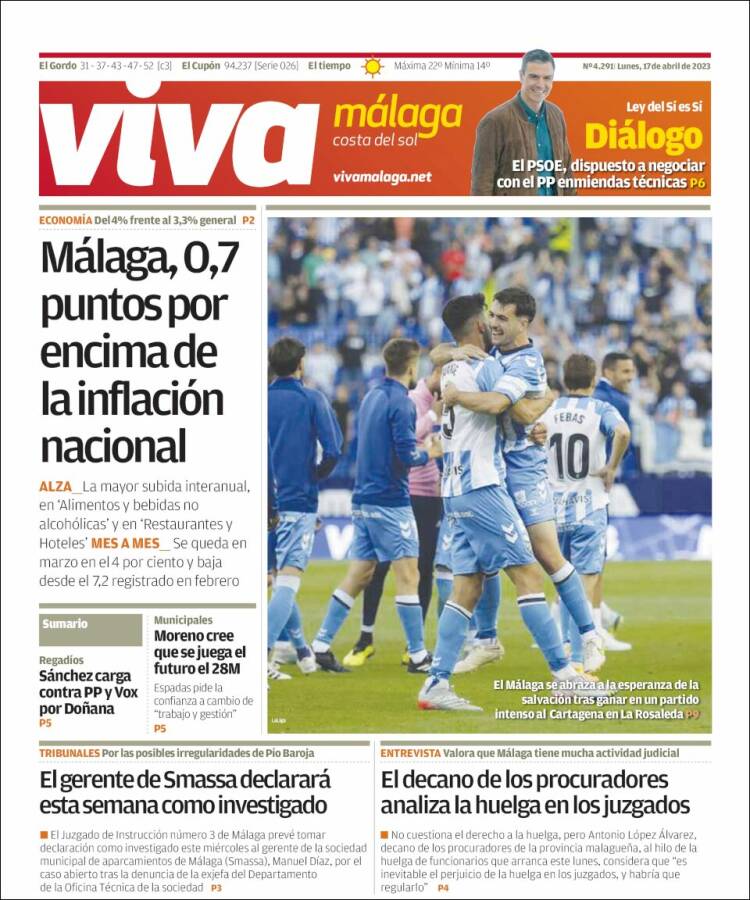 Portada de Viva Málaga (España)
