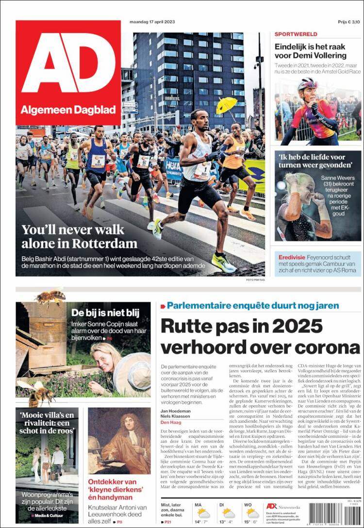 Portada de AD (Pa&iacute;ses Bajos)