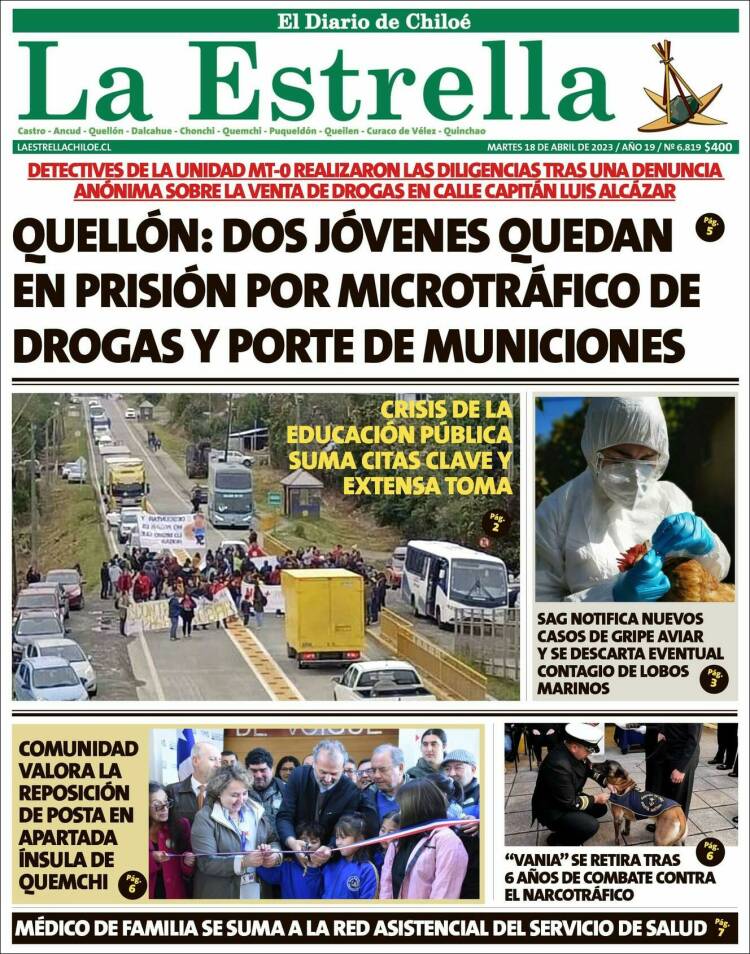 Portada de Estrella de Chiloé (Chile)