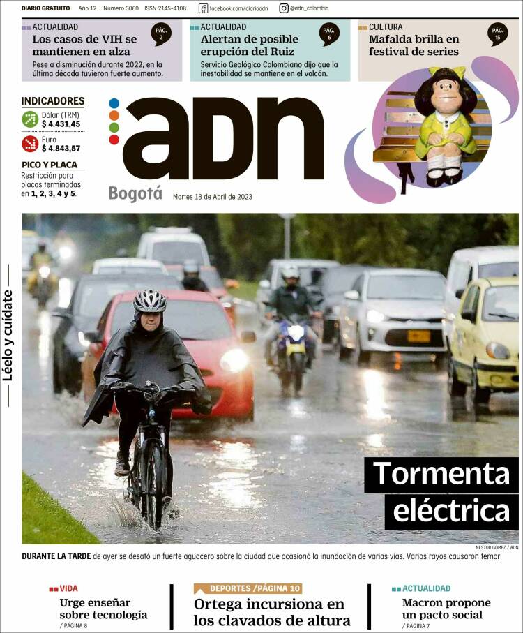 Portada de ADN - Bogotá (Colombia)
